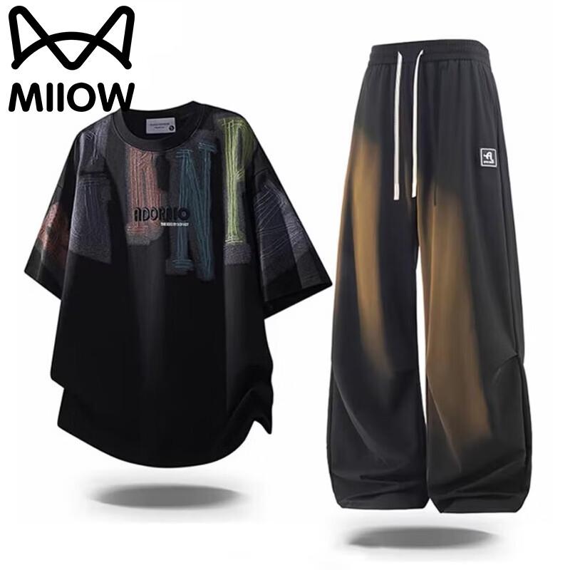 

MiiOW Men s Summer Thin 2-Piece Outfit M