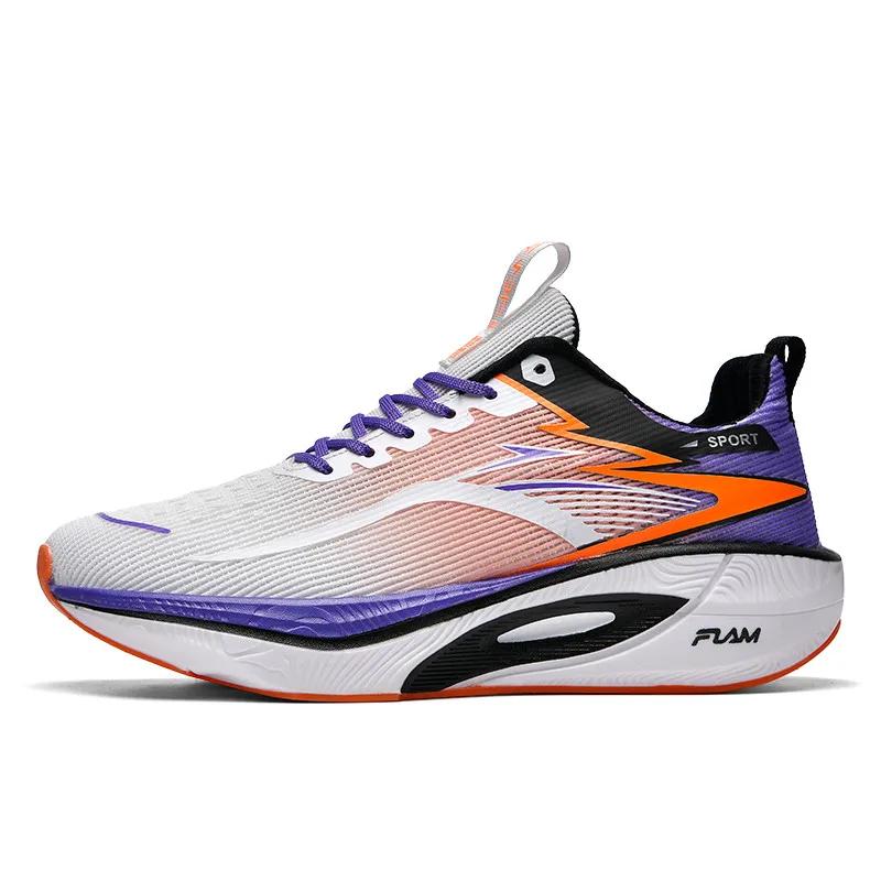 Marathon Carbon Plate Air Cushion Herren Sport Laufschuhe Atmungsaktiv Leicht Damen Bequeme Sportliche Rutschfeste Sneakers