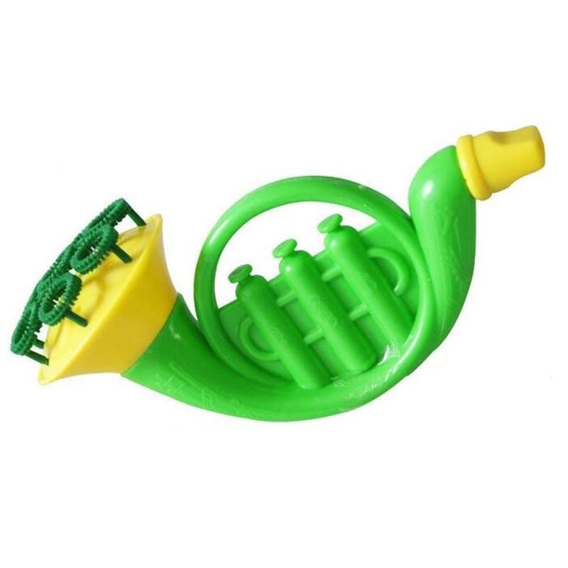 2018 New 1pcs Novelty Horn Blowing Bubble Gun Random Style Sent
