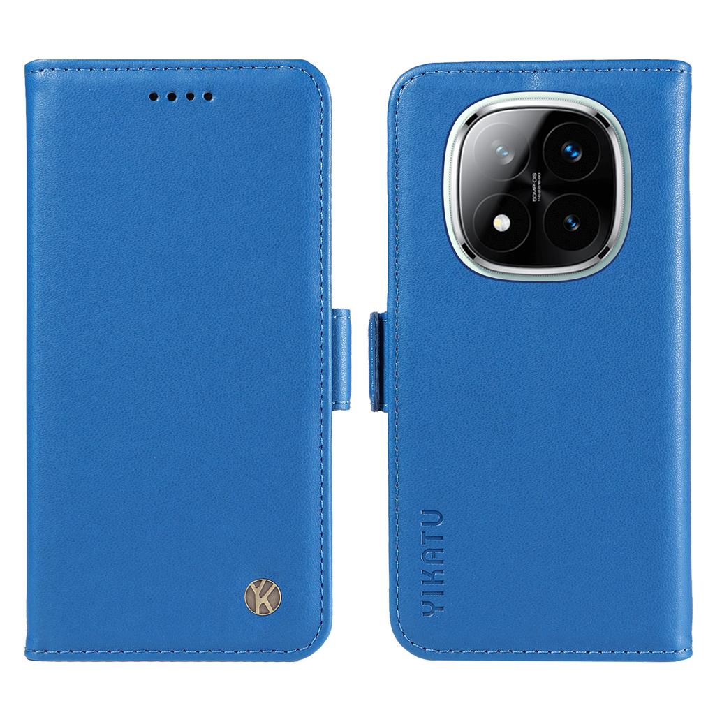 YIKATU YK-003 For Xiaomi Redmi Note 14 Pro+ 5G/Note 14 Pro 5G/Poco X7 5G Case Wallet Stand Leather Phone Cover Side Buckle