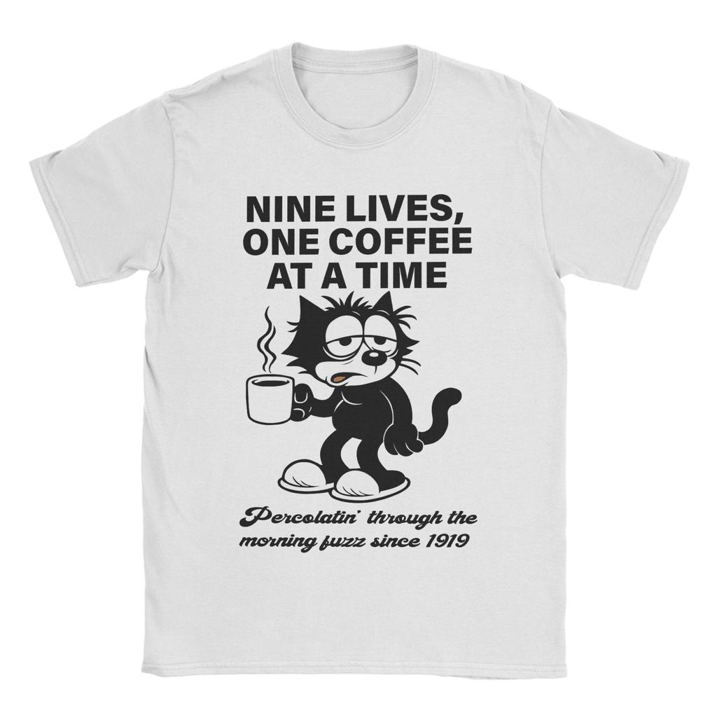 T-shirt à Manches Courtes Imprimé Graphique pour Hommes Femmes F-Felix le Chat Dessin Animé 100% Coton Vêtements T-shirts