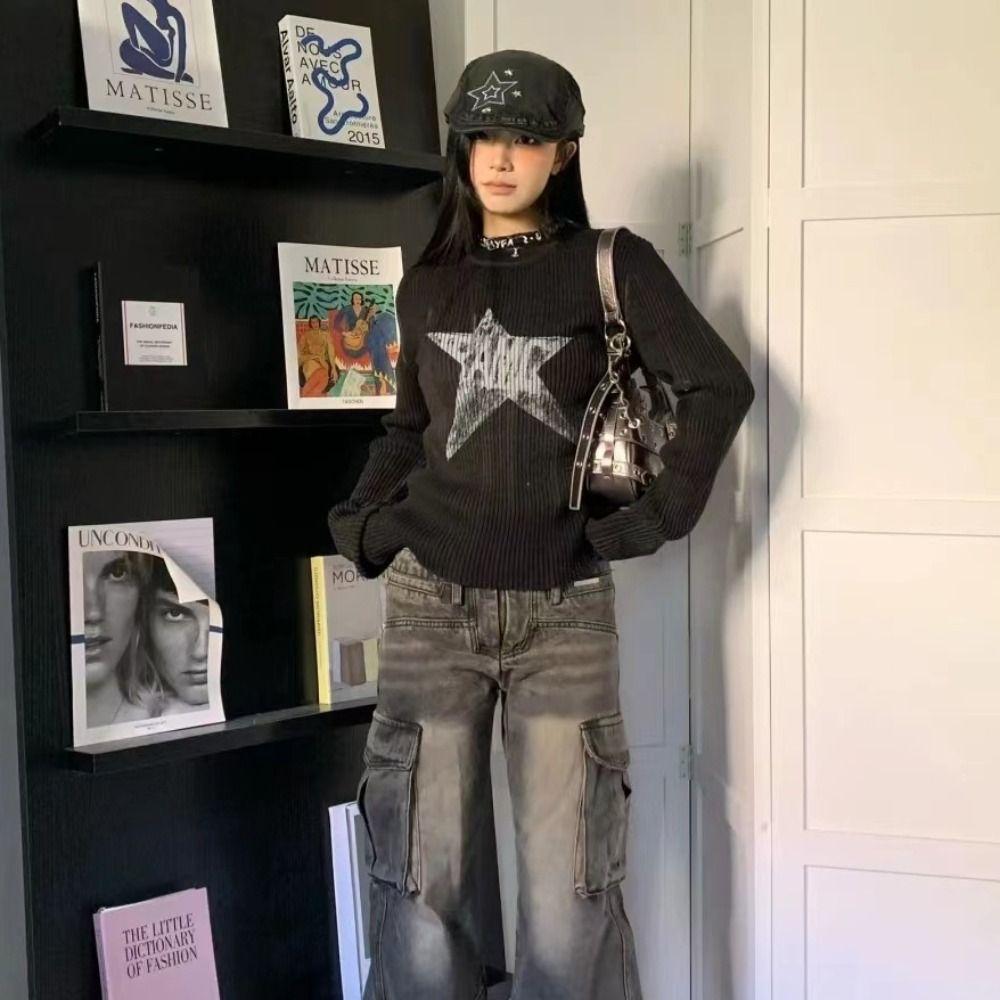 Chic Vintage Harajuku Hats Star Painter Berets Caps Casual Sweet Cool Y2k Hats Streetwear