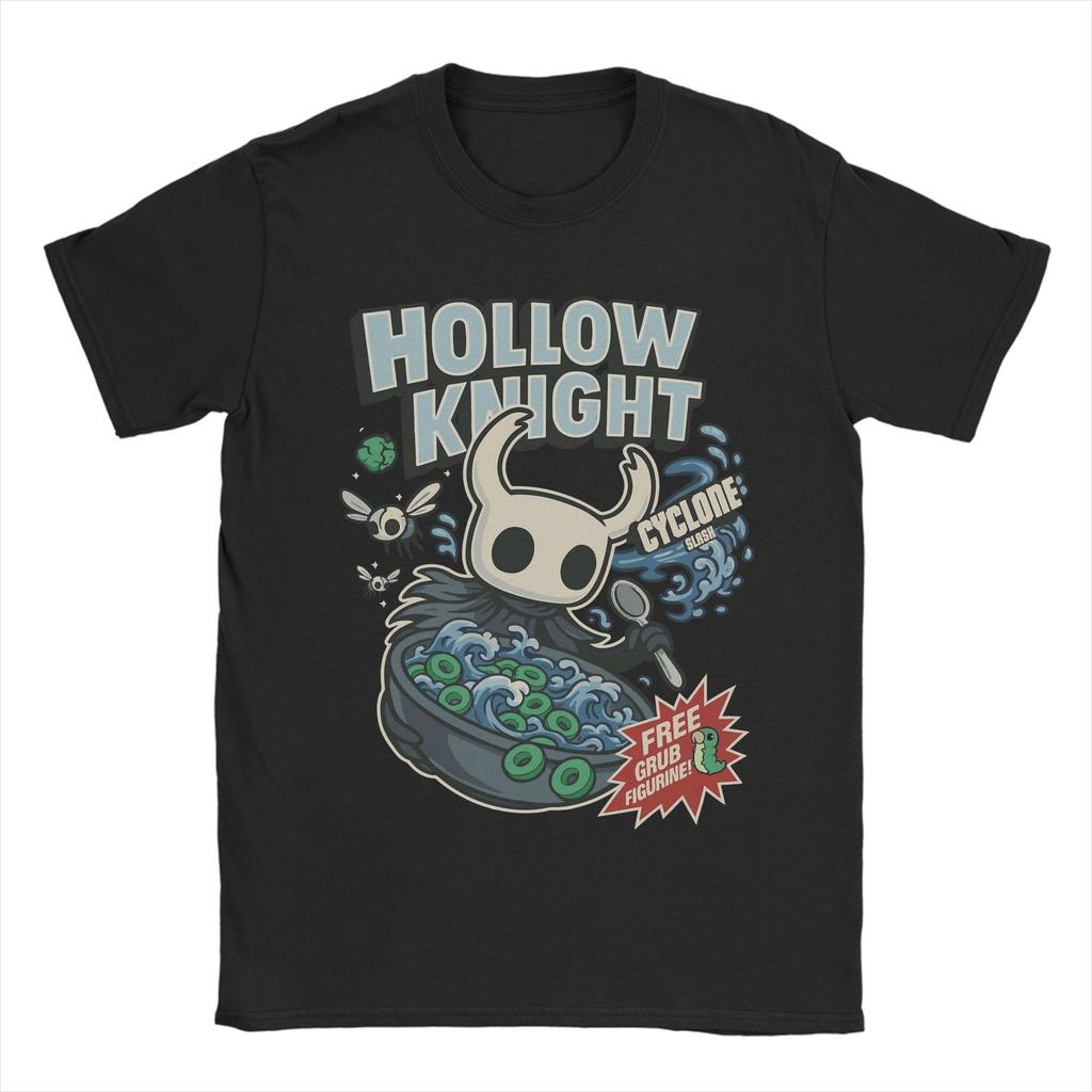 Men's T-Shirts Hollow Knight Cereal Funny Pure Cotton Tee Shirt Short Sleeve T Shirt O Neck Clothing New Arrival