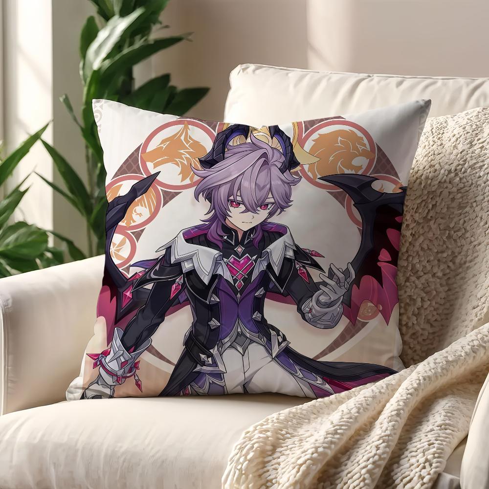 DDurin game Genshin Impact cute cushion cover For Pillow Printing Sofa Decoration Home Car Room Coffee Office Nordic Simplicity