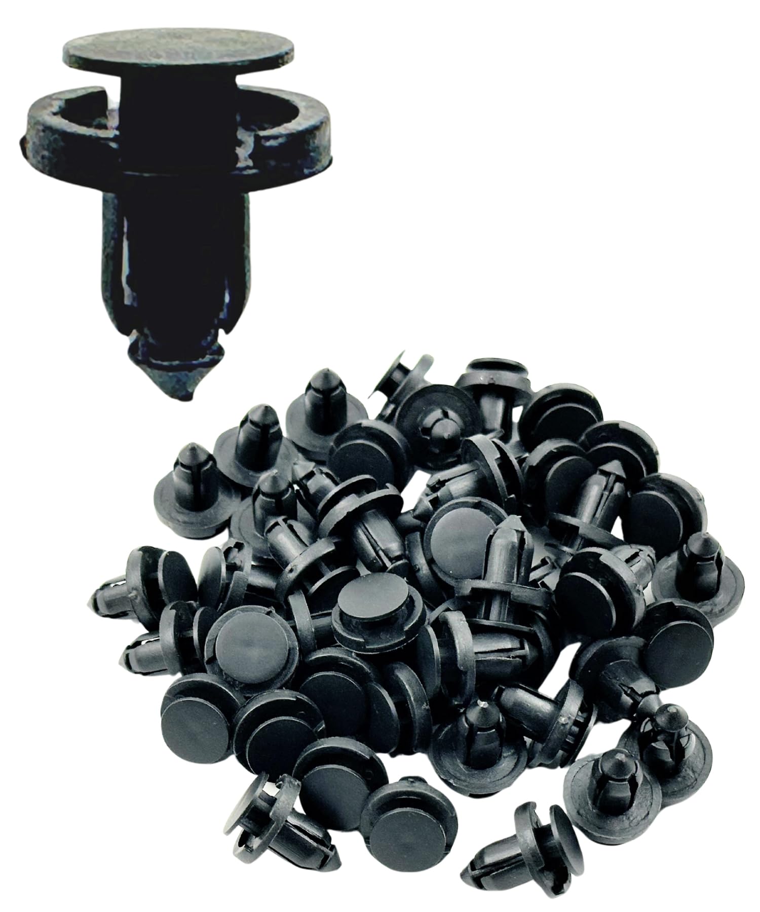 

HTharros Bumper Clip for Suzuki Toyota Mitsubishi Nissan Subaru External Rivet Grille Mud Flaps 09409-08327 50pcs A 50 pieces чёрный