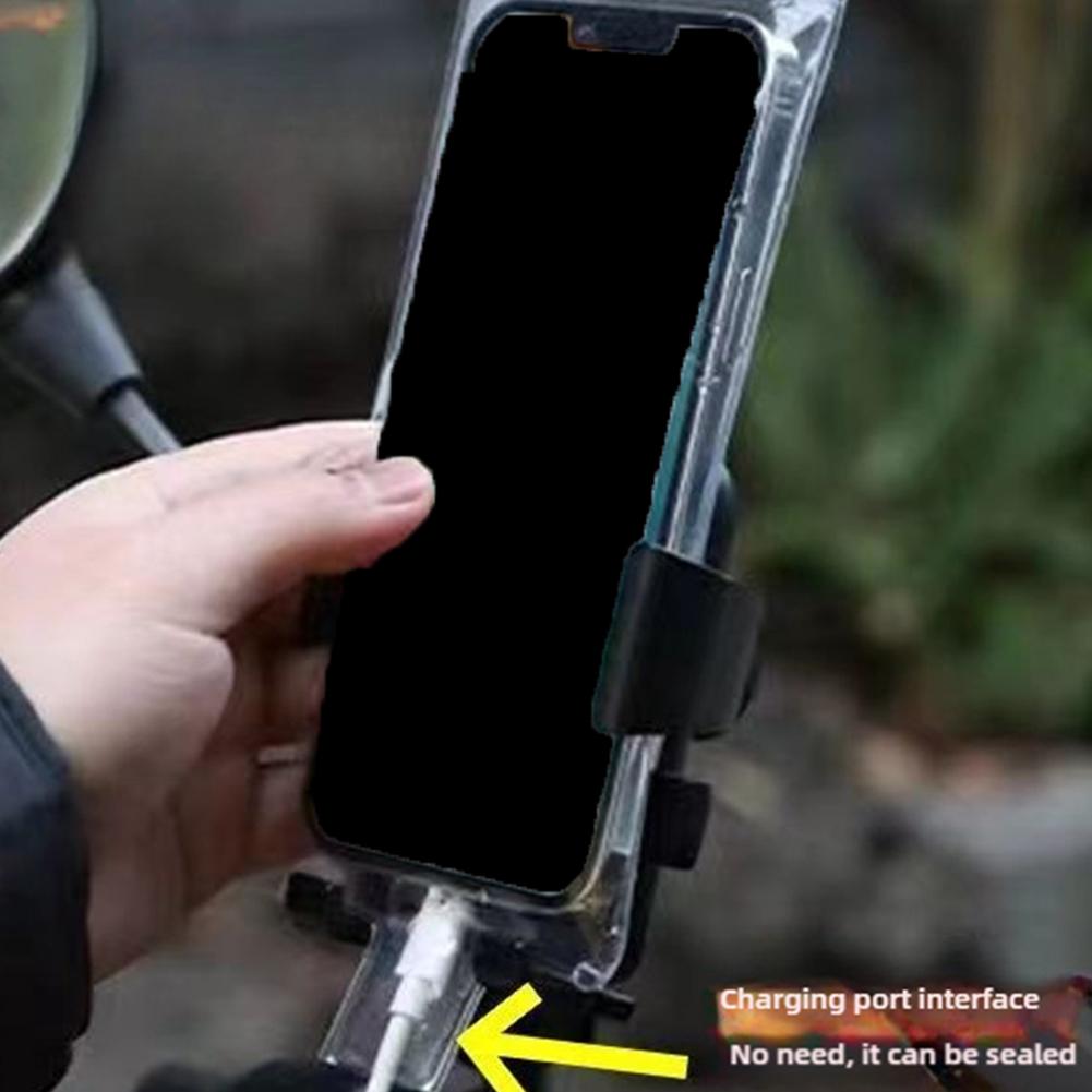 Simple Style Transparent Thickened Mobile Phone Bag Phone Used N For Rider Suitable EWW Touchab O7O5