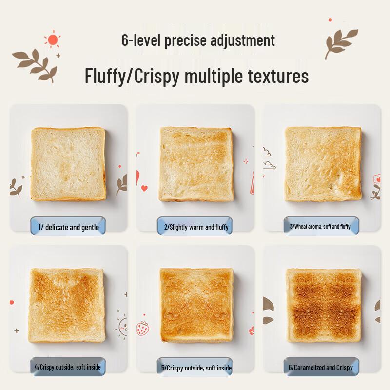 Little Bear Automatic 2-Slice Toaster CN plug (adapter included)