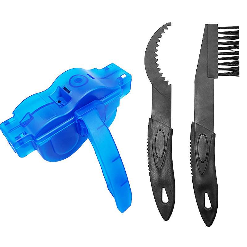 Portable Chain Cleaning Tool Set for Mountain and Road Bikes