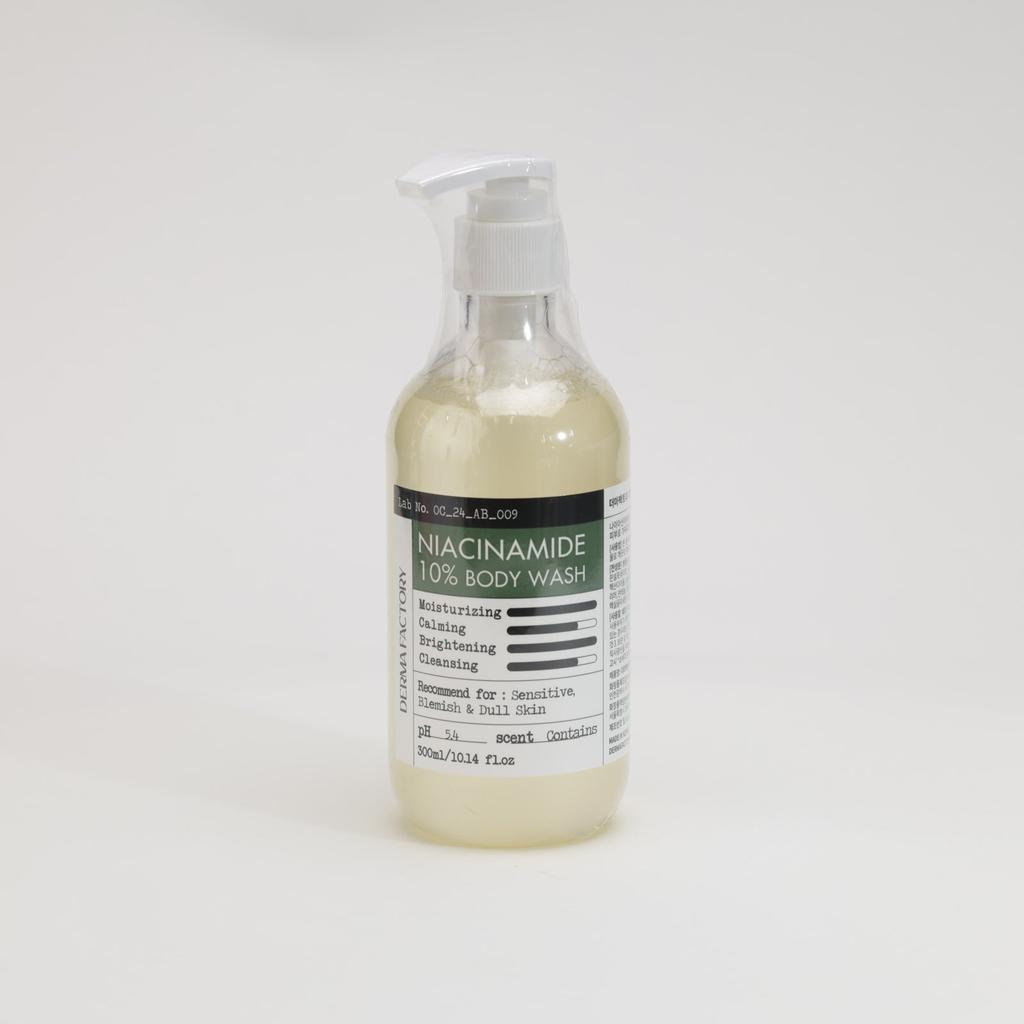 DERMA FACTORY Niacinamide 10% Body Wash - 300ml