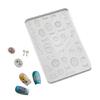 Professional Nail Mould Silicone Stampers With Realistic Floral Lace Multipurpose Crafting Tool for Beauty Projects