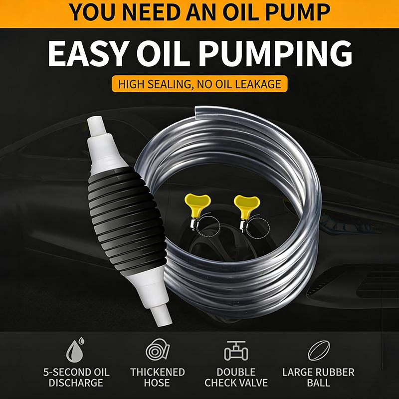 Hand-Operated Fuel Pump Kit For Automobile Portable Oil Tank Sucker Pump Hand Fuel Pump Petrol Transfer Pump