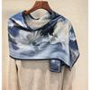Light Luxury Astrolabe Silk Silk Scarf Spring And Autumn Medium And Long Bow Mulberry Silk Streamer Holiday Gift