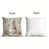 Plush Throw Pillow Covers Xmas Decorative Cushion Covers Ultra Soft Cozy Winter Holiday Warm Pillowcase For Christmas Decoration