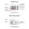 Fridge Thermometer with Hook Anti-Humidity Refrigerator Freezer Electric Digital Thermometer Temperature Monitor LCD Display