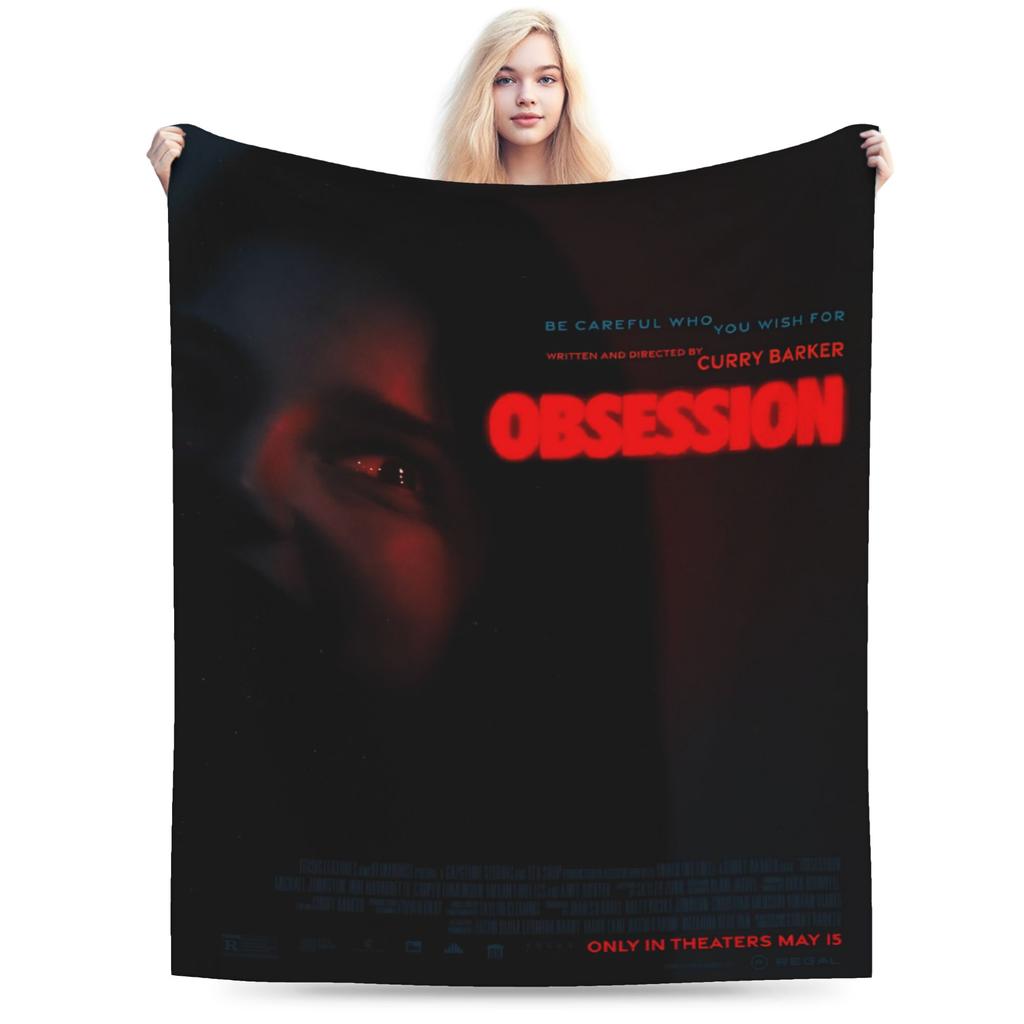 Funny Obsession Horror Movie Blanket Soft Flannel Relax Throw Blanket Machine Washable