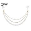 Classy Indoor Decorative Garlands Christmas Faux Pearl Garland, Multi-Strand Beaded Swag Hanging Banner, Chain Crystal Bead Strands for Holiday Mantel