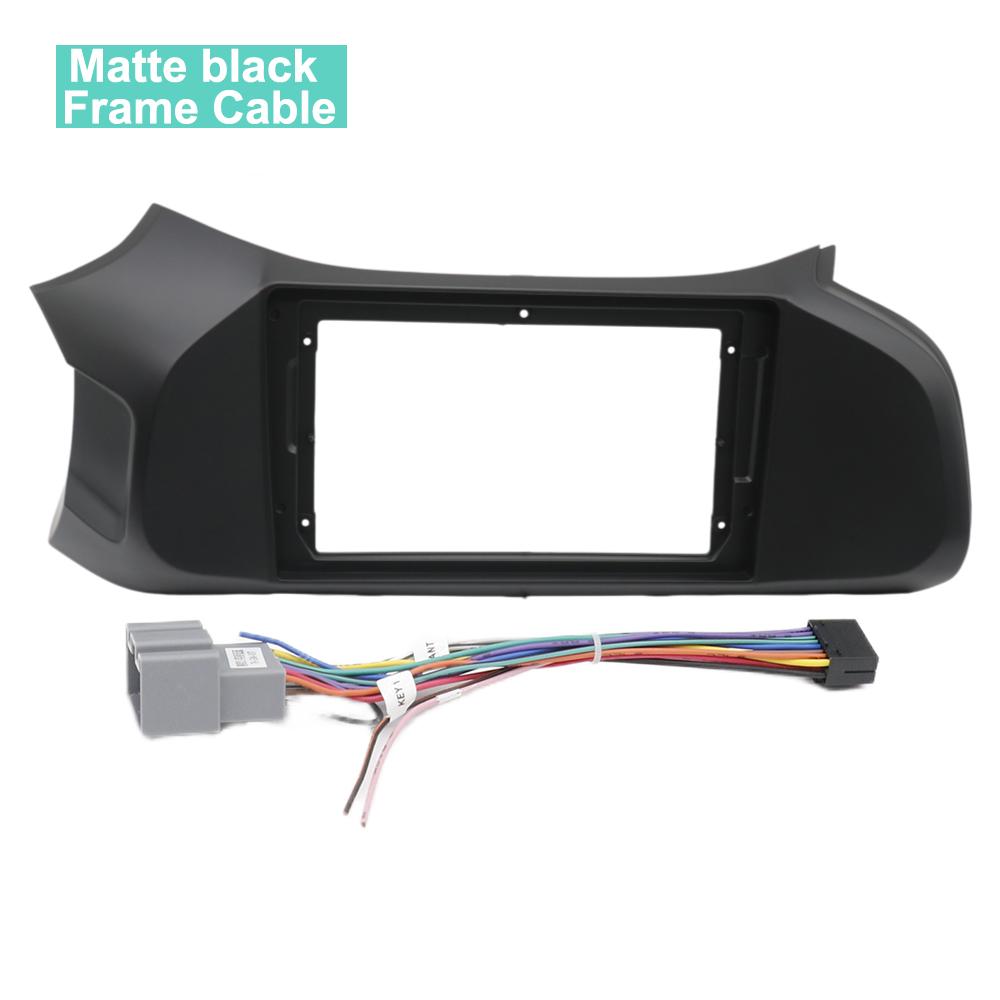 For Chevrolet Onix 2012-2019 9 Inch Car Radio Fascia Frame Dashboard Panel Trim Bezel for Android Stereo Installation