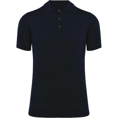 Spasso Mens Knitted Straight Polo Shirt