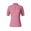 Explore Series Solid Color Pullover Short Sleeve T-Shirt Women Tops Spring-Plum-Red A11W427102FPC
