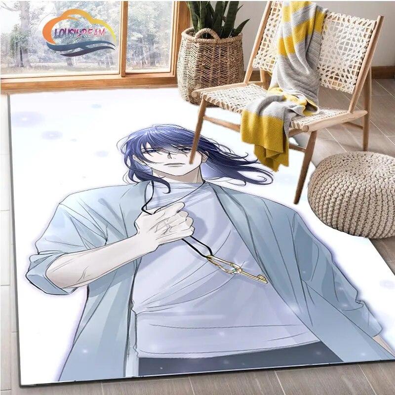 Latest Animated Suzume Anime Carpet 3D Printing Decorative Floor Mat for Children and Girls Living Room Bedroom Sofa Area Rug