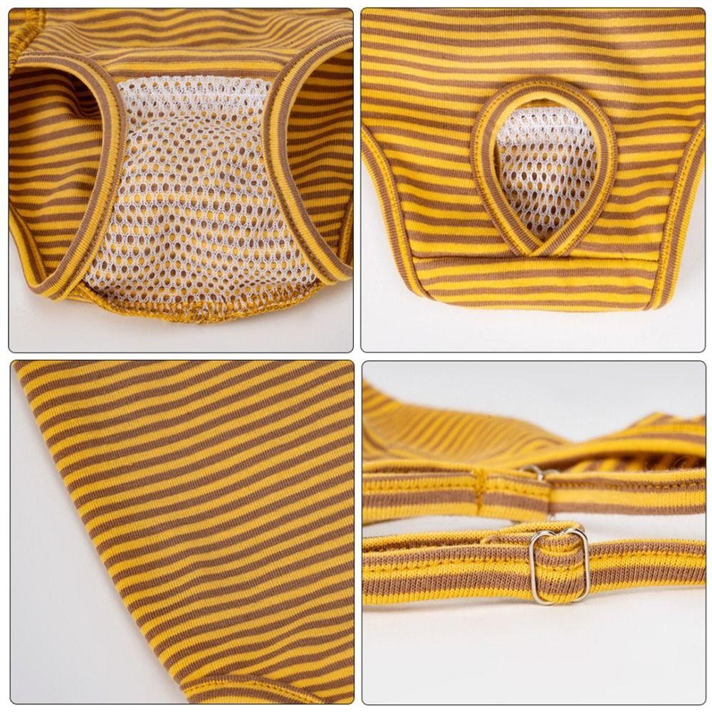 Stripped Dog Sanitary Panties Underwear Cat Dog Shorts Diapers Small Dogs