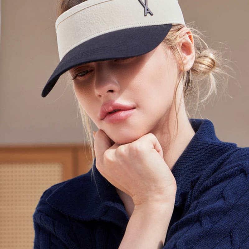 

VARZAR Stud Logo Two-Tone Sun Cap Black FREE