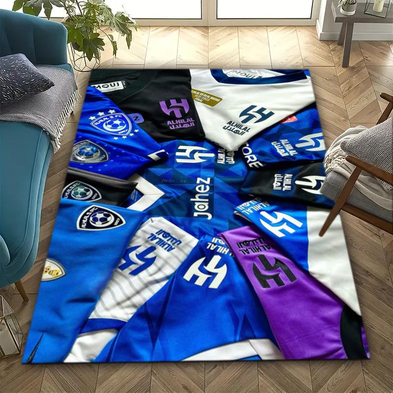 Roshn Saudi League football team Al Hilal SFC Neymar da Silva Santos Júnior carpet is suitable for living room and bedroom office decorative carpet K2