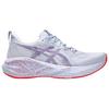 Asics Novablast 5 Comfortable Soft Cushioning Breathable Support Casual Running Shoes Men Sneakers White Purple 1011C139-500