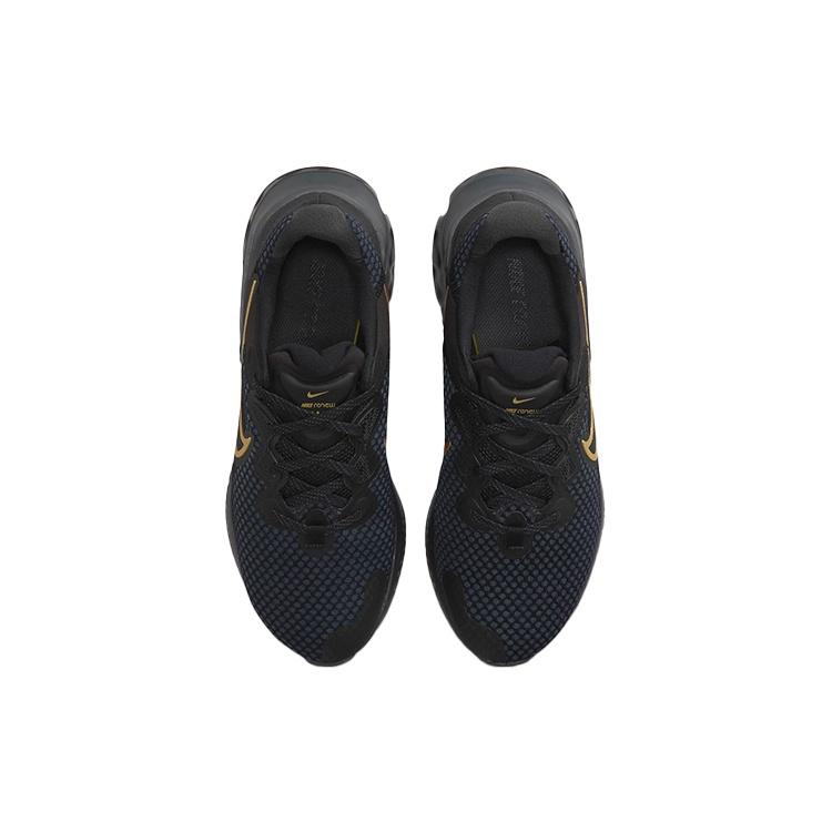 Nike Renew Run 2 'Black Metallic Gold' Men's CU3504-010