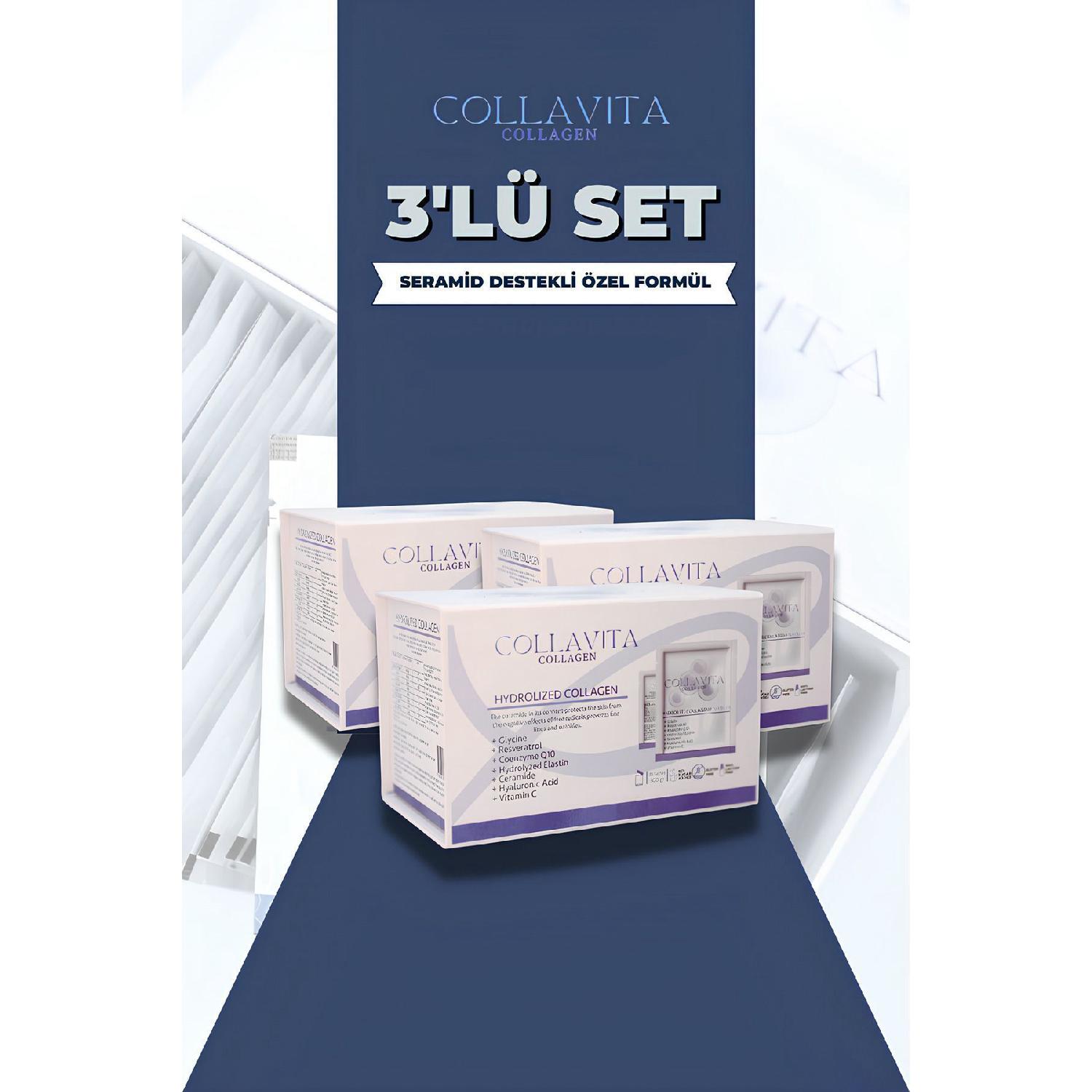 

Collavita Hydrolyized Collagen 30 Sae 3 -set Set