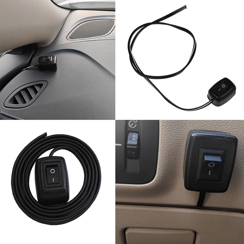 Car DIY Switch, Ship Type Button Switch, Off/ON, Car Refurbishment, Simple Push Button Type