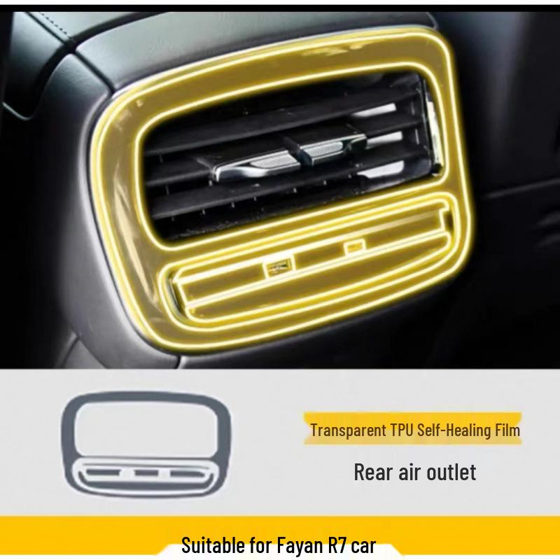 Feifan R7 2022-2024 Interior Protection Set: Dashboard, Navigation Screen & Center Console Films