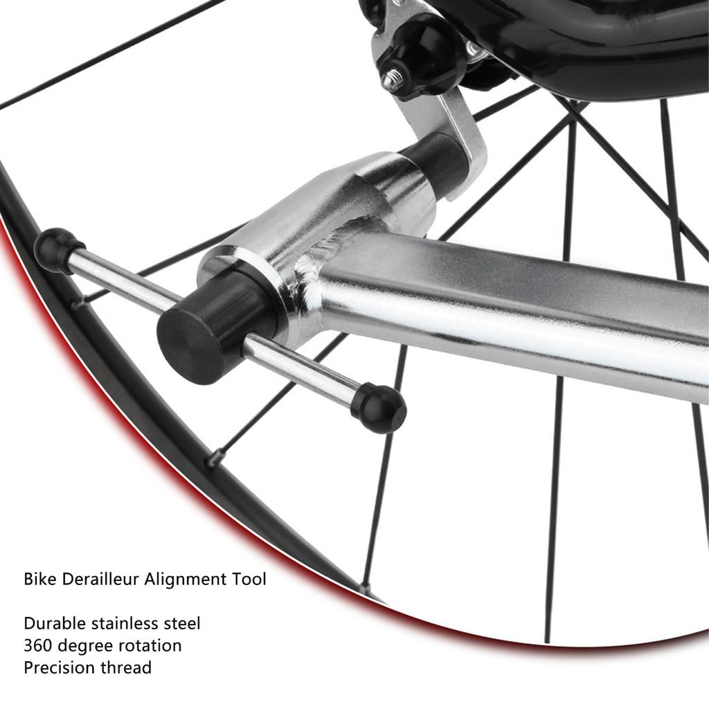 Bike Derailleur Alignment Tool Bicycle Derailleur Hanger Straightening Tool for Mountain Bike Road Bike