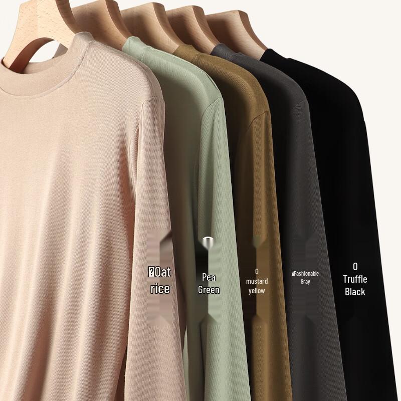 LANGSHA Women's Thin Long-Sleeve Thermal Baselayer T-Shirt