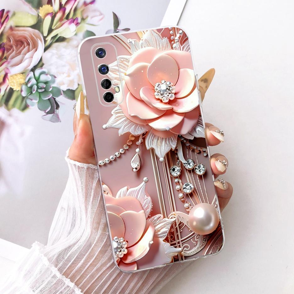 For Realme 7 Pro Case RMX2170 Luxury Butterfly Tree Painted Cover Soft Slim Phone Case For Realme 7 5G Realme7 4G RMX2155 Fundas