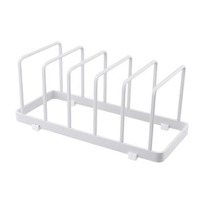Pot Lid Rack Holder Daily Home Indoor Stainless Steel