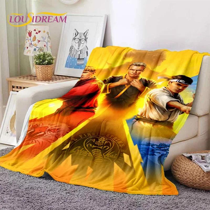 3D Cobra Kai Classics TV Amanda Karate Soft Flannel Blanket for Beds Bedroom Sofa Picnic,Throw Blanket for Cover Outdoor Leisure
