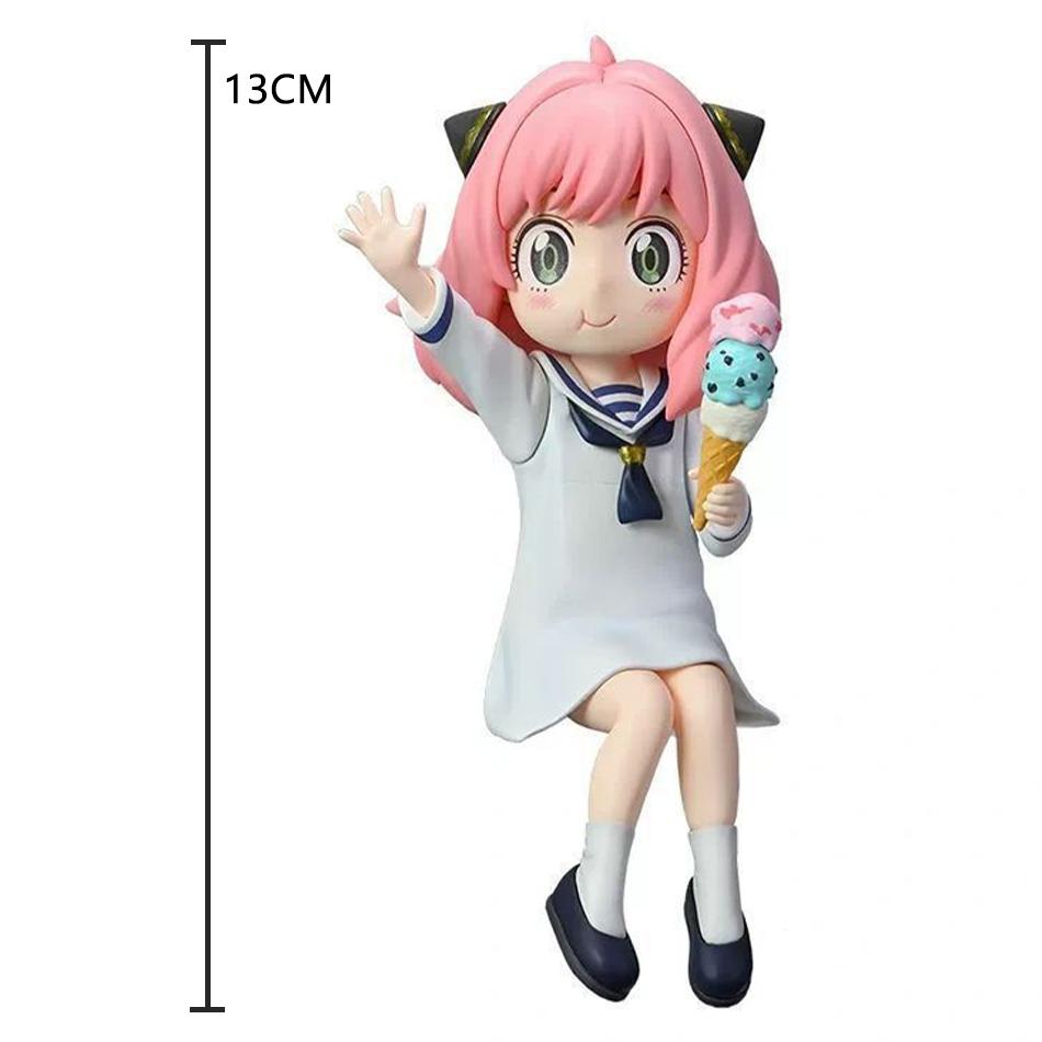NEW Spy Family Figure Anya Forger Anime Figures Cute Spy FamilyPVC Statue Figurine Collection Model Desk Decoration Toys Gifts