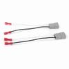Pair Car Speaker Wire Harness Adapter Plug Modification Replacement for Acura Accord