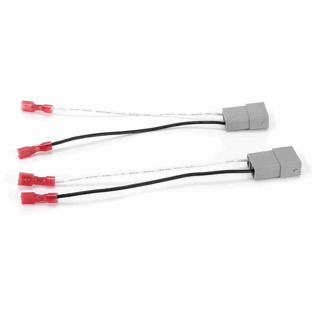 Pair Car Speaker Wire Harness Adapter Plug Modification Replacement for AcuraAccord