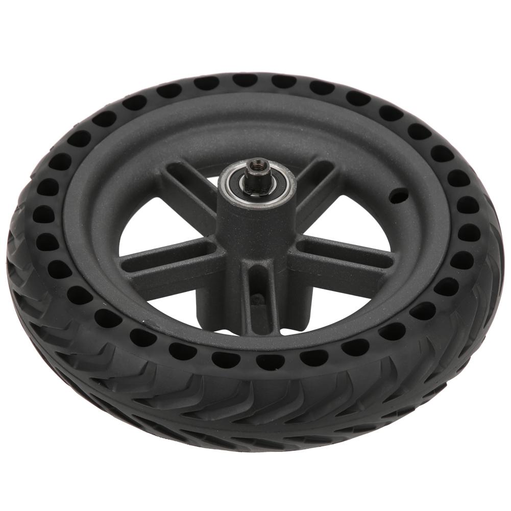 Cellular Rear Wheel Fit for Xiaomi Electric Scooter Black Rubber Tire Wear Resistant