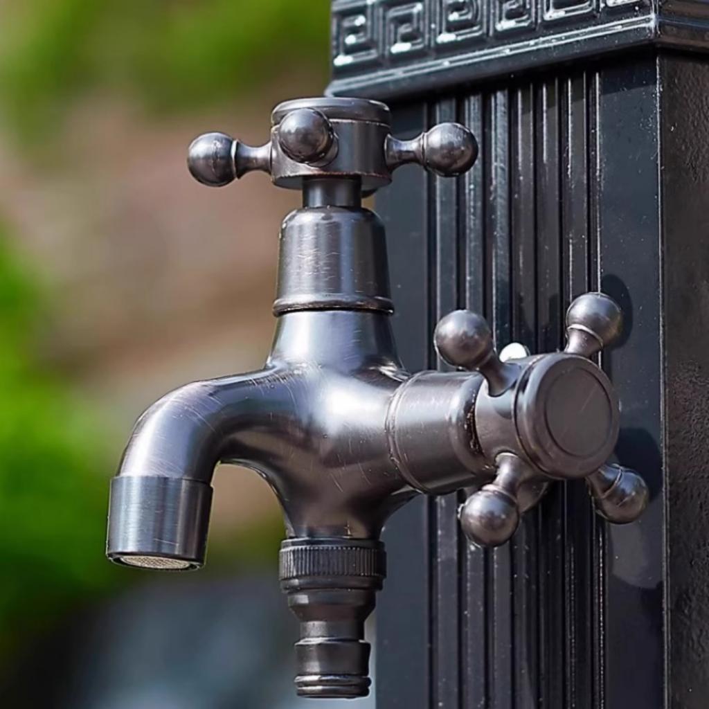 Black Washing Machine Faucet Brass Bibcock Faucet Garden Faucet Outdoor Faucet Bathroom Mop Sink Faucets  Water Taps Garden
