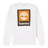 Camiseta de manga larga minimalista con logo apilado, suave y amigable con la piel, para hombre, tops TB0A5VBB100