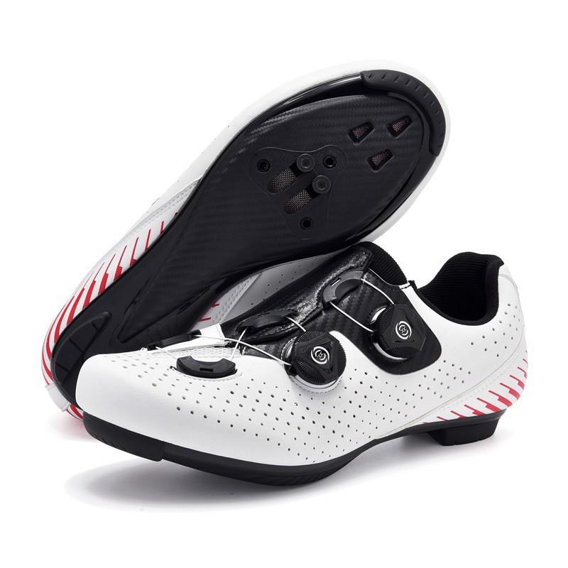 Mens Cycling Shoes Non-Cleat Mountain Bike Road All Season Breathable Stiff Sole