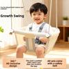 Baby Swing Indoor/Outdoor, Door Frame/Beam Mount, Toddler Cloth Hanging Seat, Adjustable Bar, with Outdoor Accessories & Bag