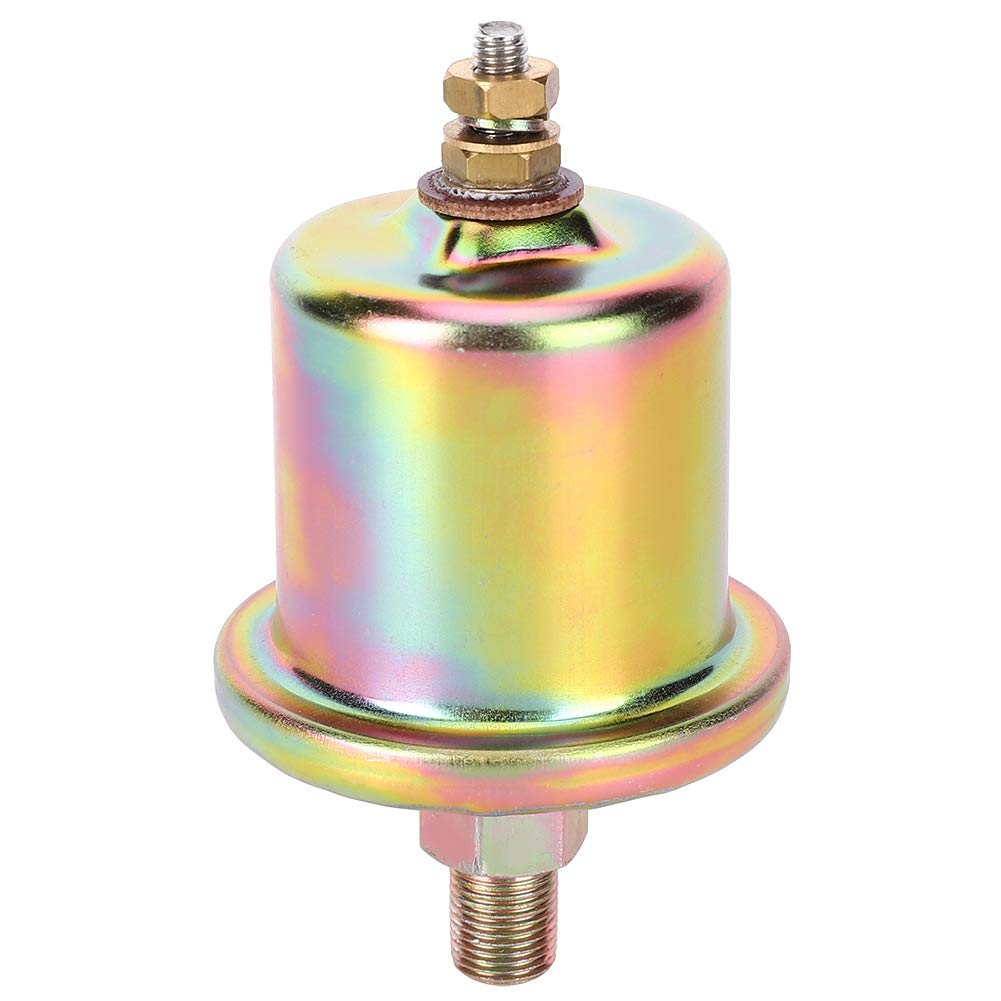 Oil Pressure Sender Sensor 0 to 100psi Auto Replacement Car Engine Oil Pressure Sensor 3015237 1Pin Head Switch 1/8NPT Thread for Industrial &