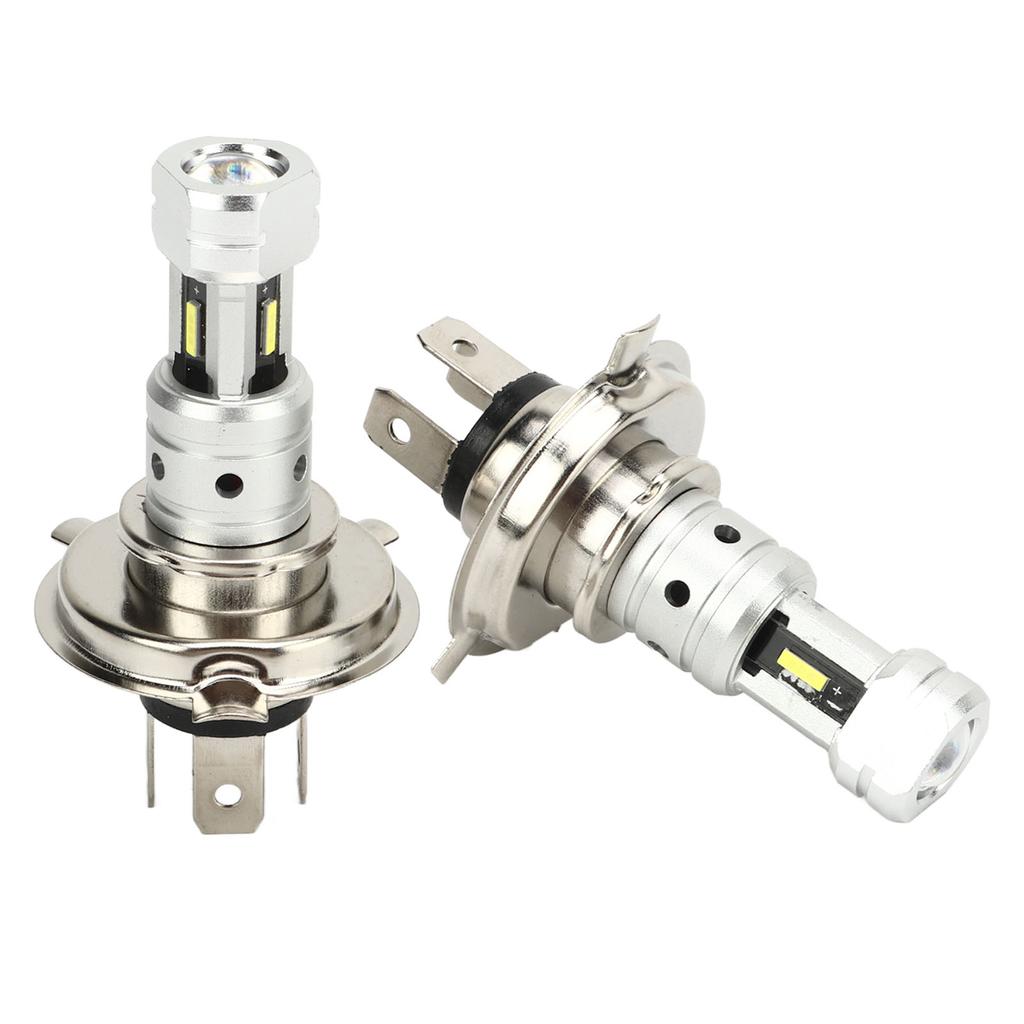 2 buc Bec far LED H4 100W pentru motocicletă 360 grade Super luminos Chip CSP Economisire energie