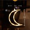 Led Christmas Window Lights Battery Powered Star Tree Light Tabl Warm White For Suction Cup Santa Claus Reindeer Gift Snowman