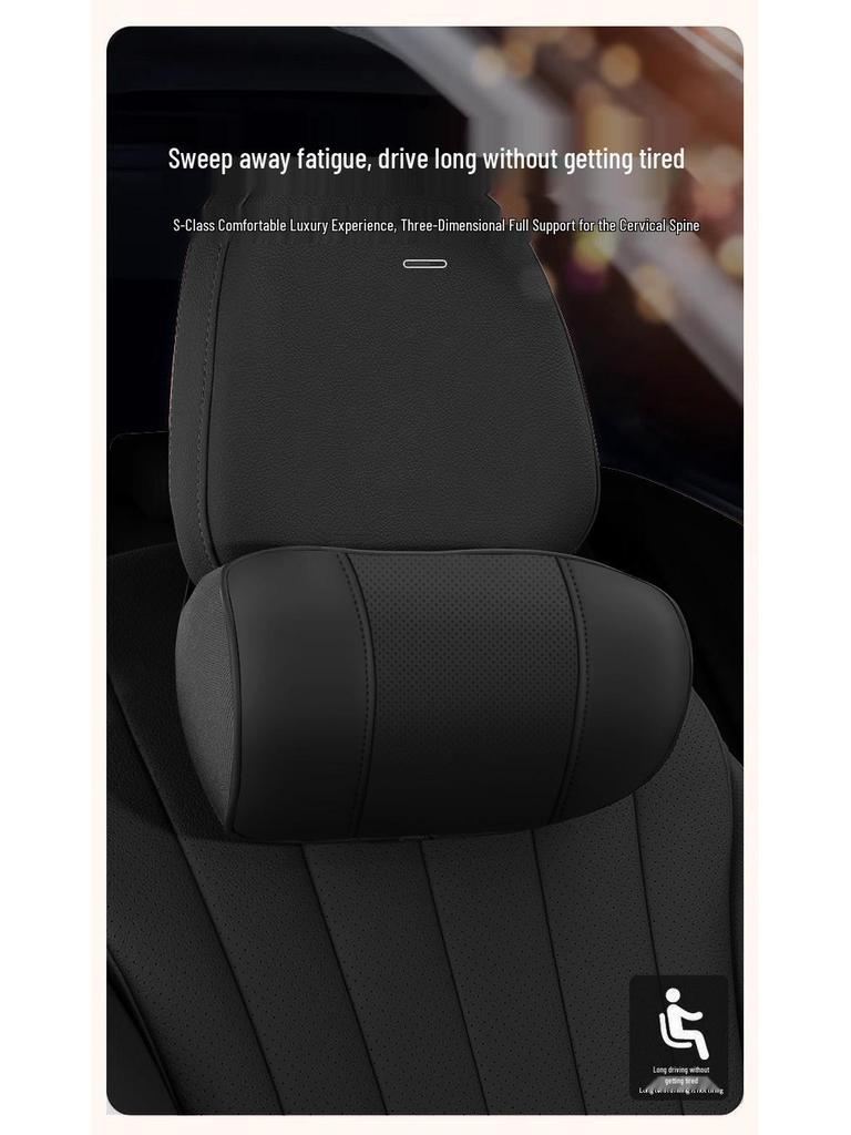Fits Land Rover Defender, Range Rover Evoque, Discovery Sport & Velar: Lumbar Support Headrest Cushion.