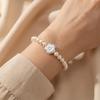Unique Design, Natural Pearl Flower, Baroque Pearl Bracelet Light Luxury High-End Sense The Perfect Gift Choice
